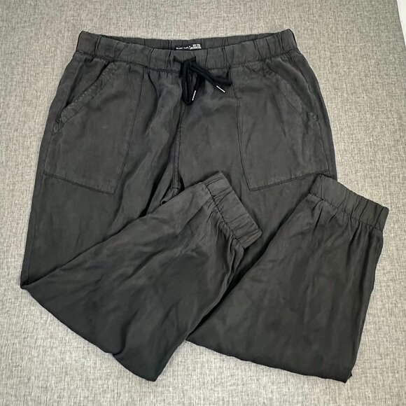 NEW without tags  Black Tape Tencel Joggers Black P/XL Drawstring pockets - Picture 10 of 14